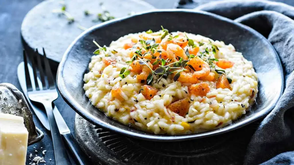 Risoto de bacalhau